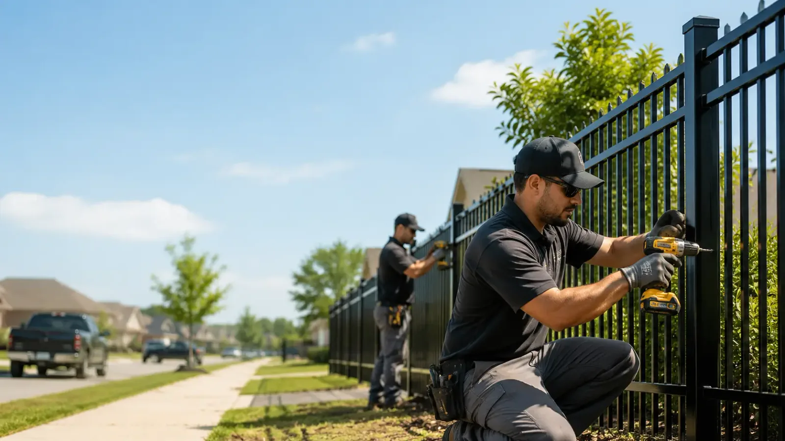 Metal Fence Installation in Blanco, OK